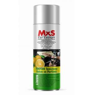 MxS Torpido Temizleme, Bakım ve Parfümü - LİMON Kokulu / 220 ml