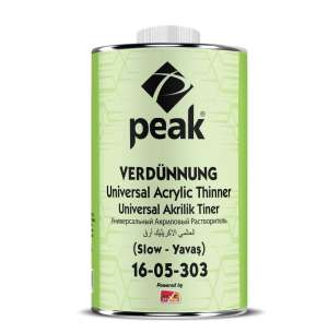Peak Universal تنر اكرليك شامل /بطيئ /1 ليتر 