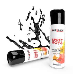 HELPER - RAL 9005 - Parlak Siyah - Sprey Boya