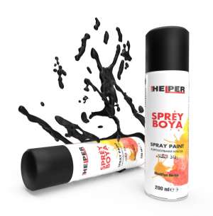 HELPER - RAL 9005-M - Matt Black - بخاخ دهان